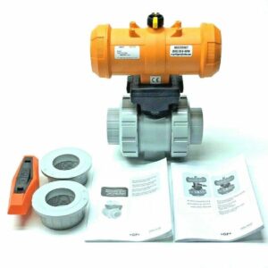 1-1/2" PNEUMATIC BALL VALVE CPVC EPDM NC