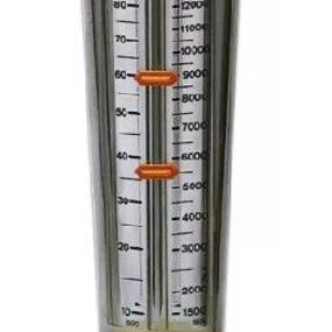 FLOWMETER 1" SOC PVC VITON PIPE PVDF BUTT FUSION 0.6-3.5
